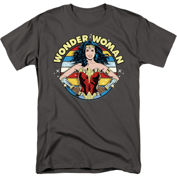 Färgglad Pose Wonder Woman T-shirt Ny XXL