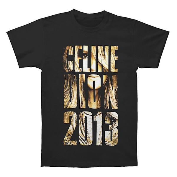 Celine Dion Foto Logo T-skjorte XXL