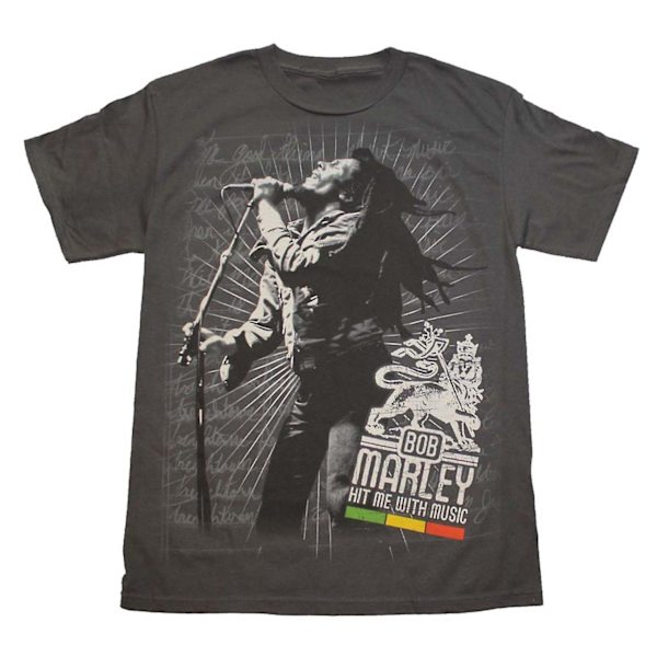 Bob Marley T-shirt Bob Marley Hit Me T-shirt XXXL