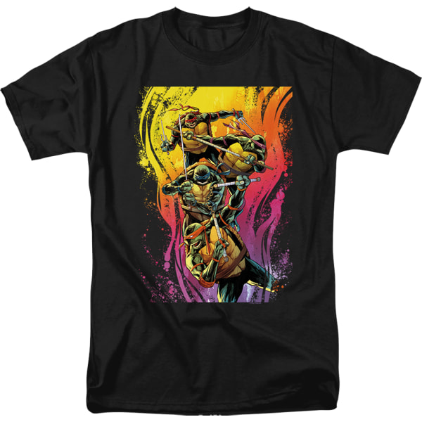 Färgglad Attack Teenage Mutant Ninja Turtles T-shirt L