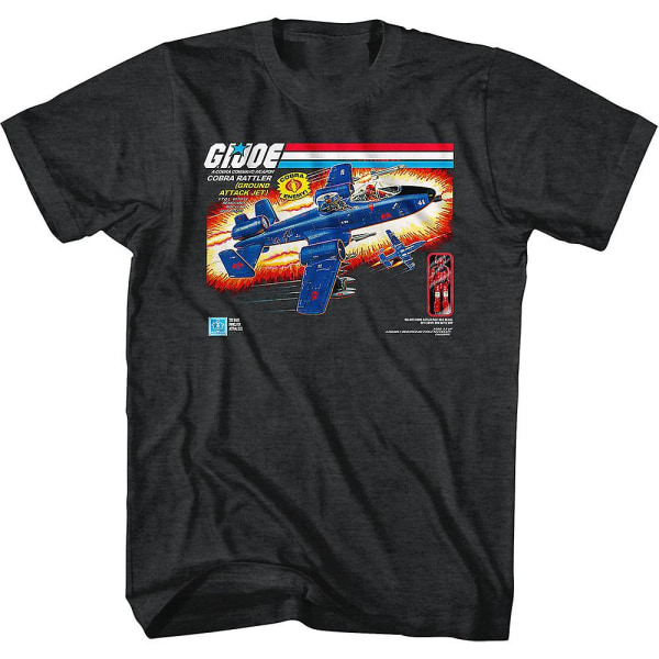 Box Art Cobra Rattler GI Joe T-shirt M