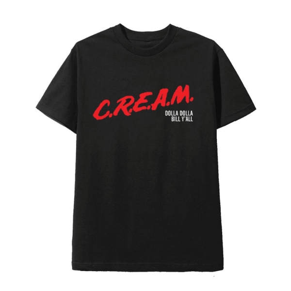 Wu Tan Clan Svart T-shirt C.R.E.A.M Dare Paris XXL