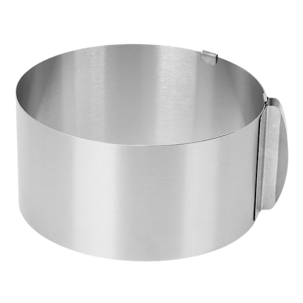 Kakeform 6 til 12 tommer Justerbar Rundt Kakeform i Rustfritt Stål Mousseform Baking Pan Verktøy Kake