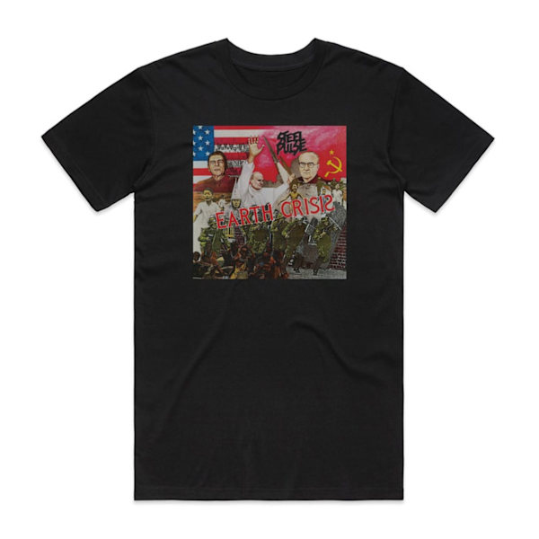 Steel Pulse Earth Crisis Album Cover T-shirt Svart XXXL