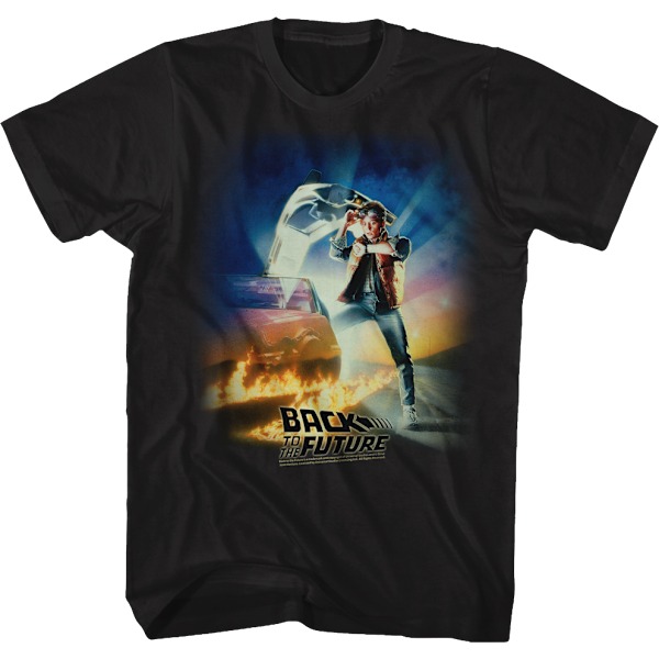 T-shirt med filmposter - Tillbaka till framtiden XXL