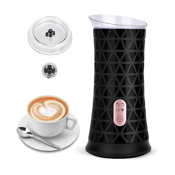 Latte-skummaskin Automatisk varm og kald varmer, Kaffe varm sjokolade cappuccino-maker -