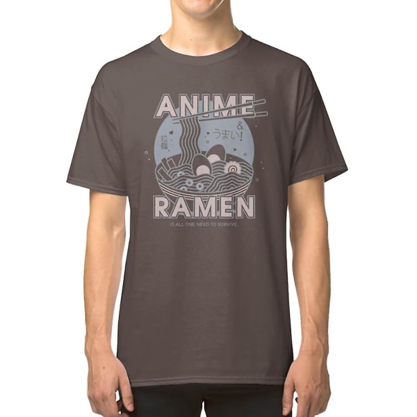 no ramen no life T-shirt darkgrey L