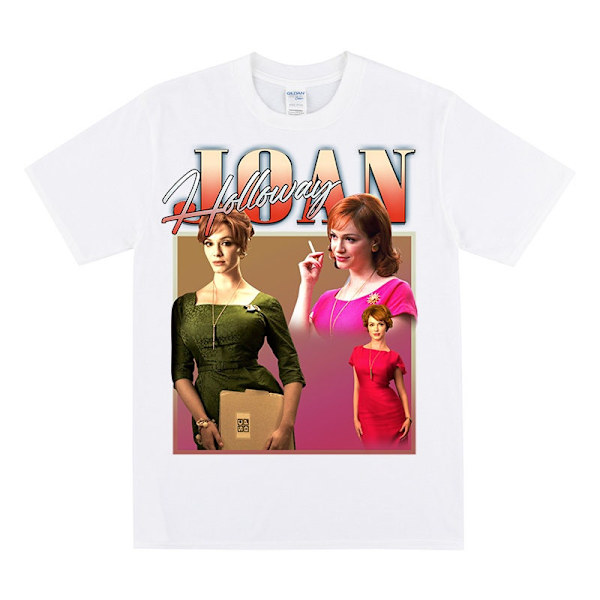 JOAN HOLLOWAY Hyldest T-shirt Til Kvinder White XXXL