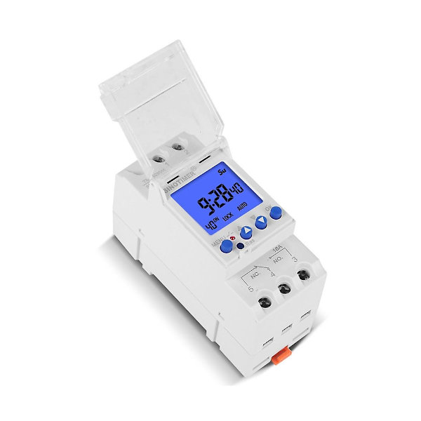 Tm928rakl smart ring meter timer med skærmdisplay 85-265V 16A