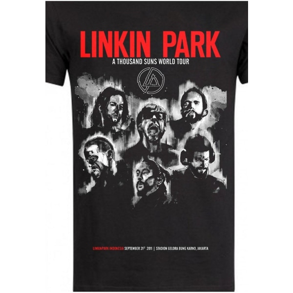 Linkin Park T-shirt Noir A Thousand Suns Tour M