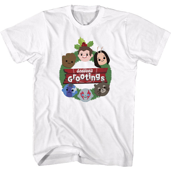 Season's Grootings Guardians Of The Galaxy Marvel Comics T-skjorte Ny M