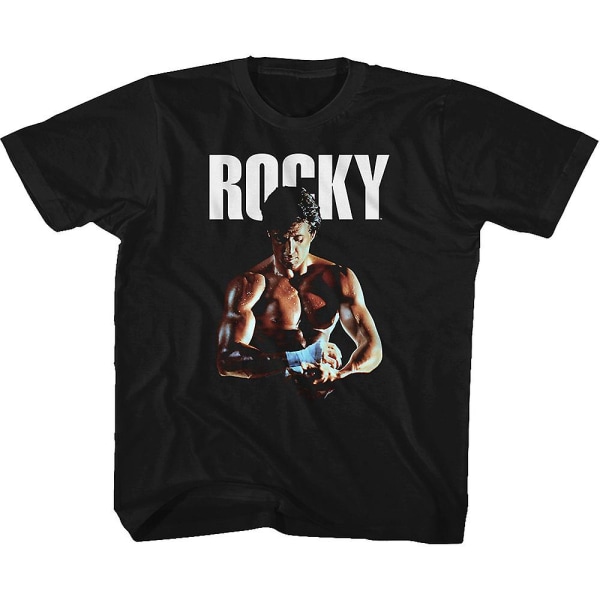 Lasten teipattu nyrkki Rocky T-paita L