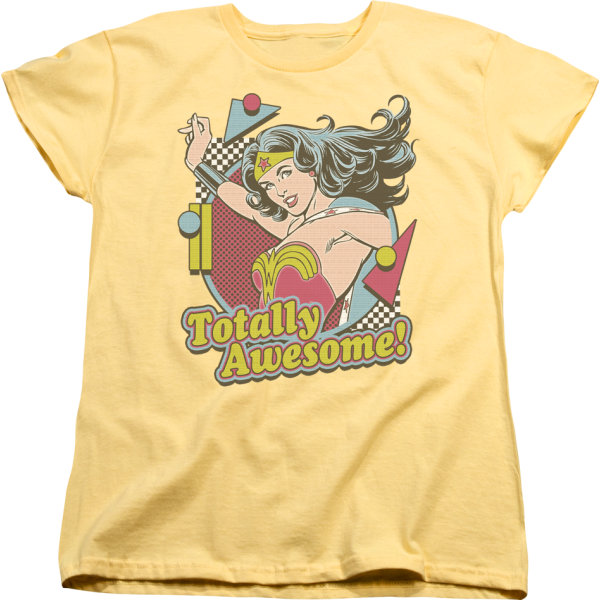 Womens Totally Awesome Wonder Woman Shirt Ny XXL