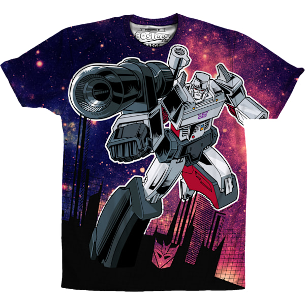 Sublimerings Galaxy Megatron Transformers T-shirt L