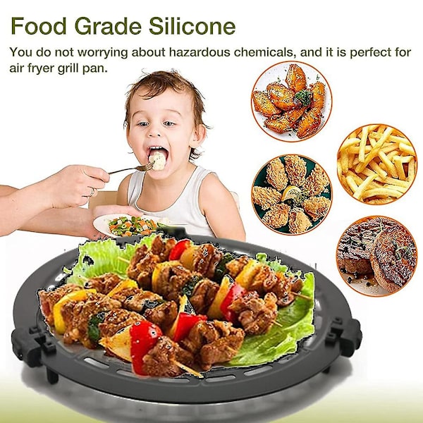 Gummifødder til Instant Vortex Air Fryer, 4 stk. Høj kvalitet gummibumper, gummibeskyttelse mod ridser