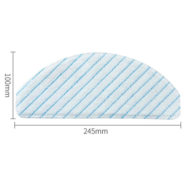 10-pack mopptillbehör för Deebot T10/t10 Plus dammsugare moppdukar