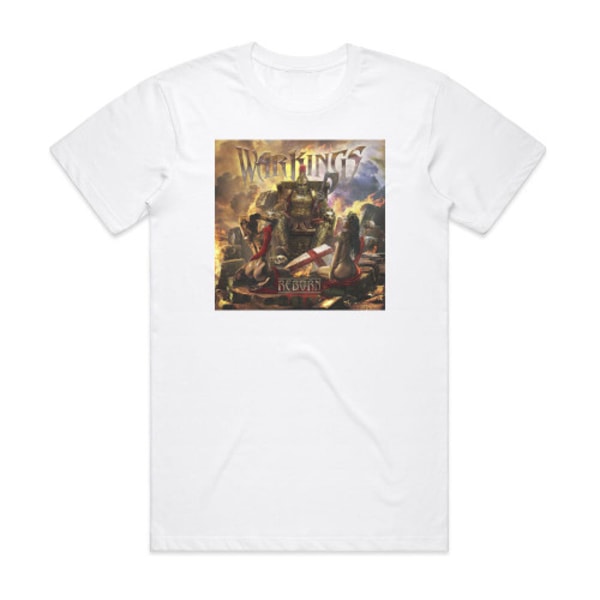 Warkings Reborn Album Cover T-Shirt Vit XL