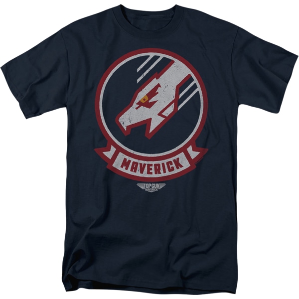 Maverick Patch Logo Top Gun: Maverick T-skjorte M