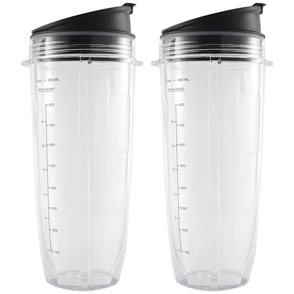 32 oz kop med lufttæt låg ninja og tilbehør til auto iq 1000w og dobbelt blender