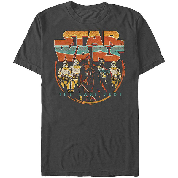 Retro Star Wars The Last Jedi T-shirt XXL