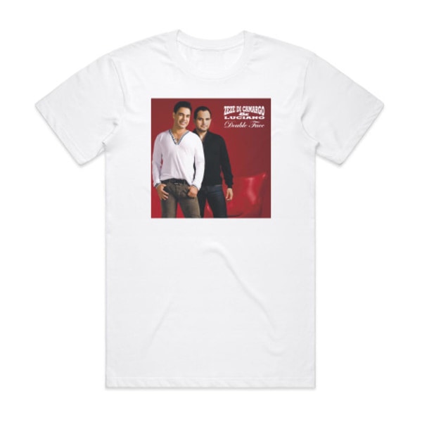 Zeze Di Camargo and Luciano Double Face Album Cover T-Shirt White XL