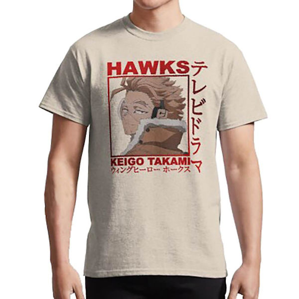 Hawks Keigo Takami MHA T-paita sand S