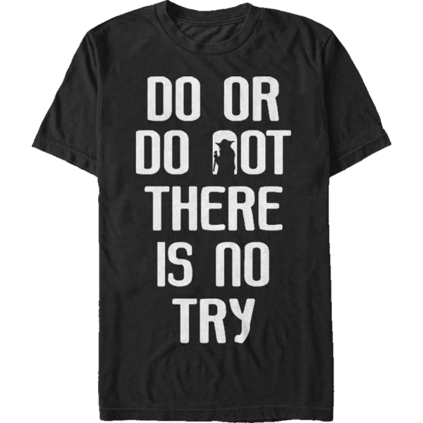 Yoda Do or Do Not Star Wars T-shirt L