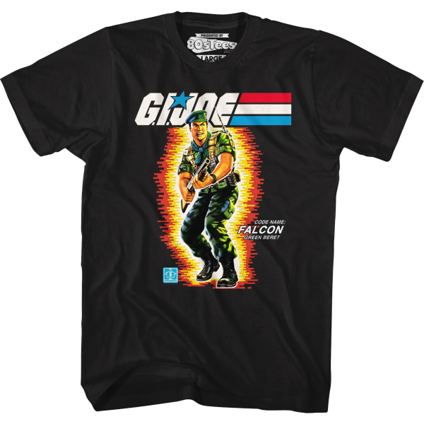 Box Art Falcon GI Joe T-shirt L