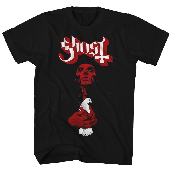 Spöke T Shirt Röd Cardinal Dove Ghost Shirt S