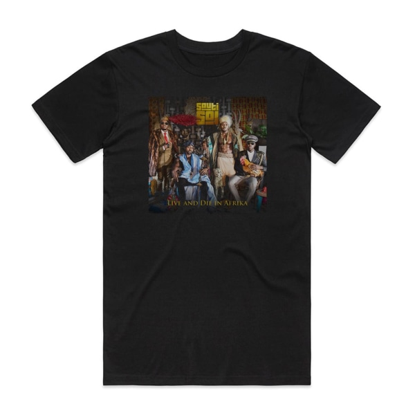 Sauti Sol Live And Die In Afrika Album Cover T-Shirt Svart M