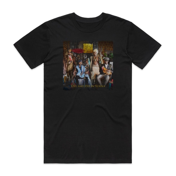 Sauti Sol Live And Die In Afrika Album Cover T-Shirt Svart S