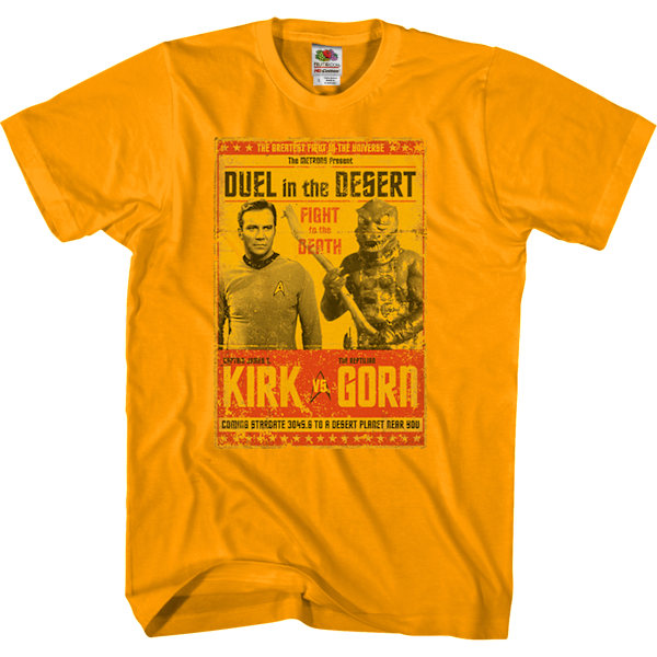 Kirk vs Gorn Star Trek -paita XXXL