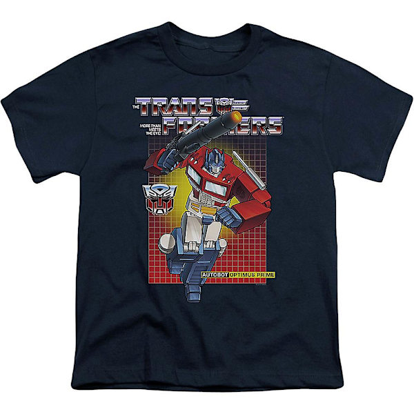 Nuorten Autobot Optimus Prime Transformers -paita M