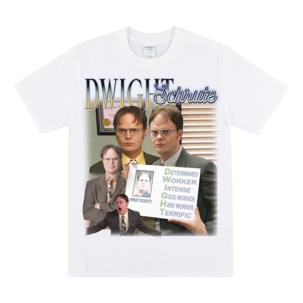 DWIGHT SCHRUTE Hyldest T-shirt White L