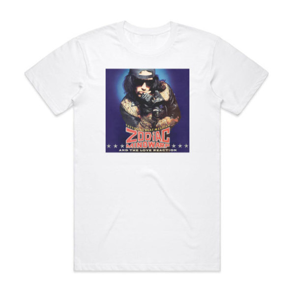 Zodiac Mindwarp and The Love Reaction Tattooed Beat Messiah -albumin kansikuva T-paita valkoinen XL