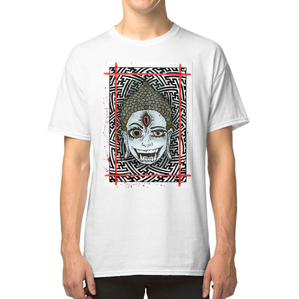 T-shirt med Tredje Øje Buddha XXXL