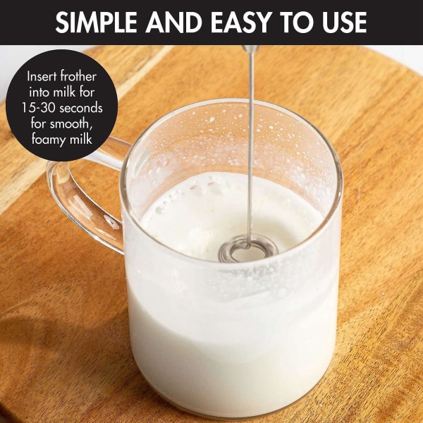 Mjölkskummare Med Stativ Handomrörning Dryckesskummare Blender för kaffeskummare bulletproo