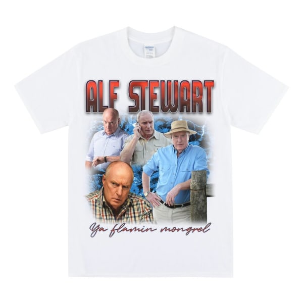 ALF STEWART Hyllningströja White XL