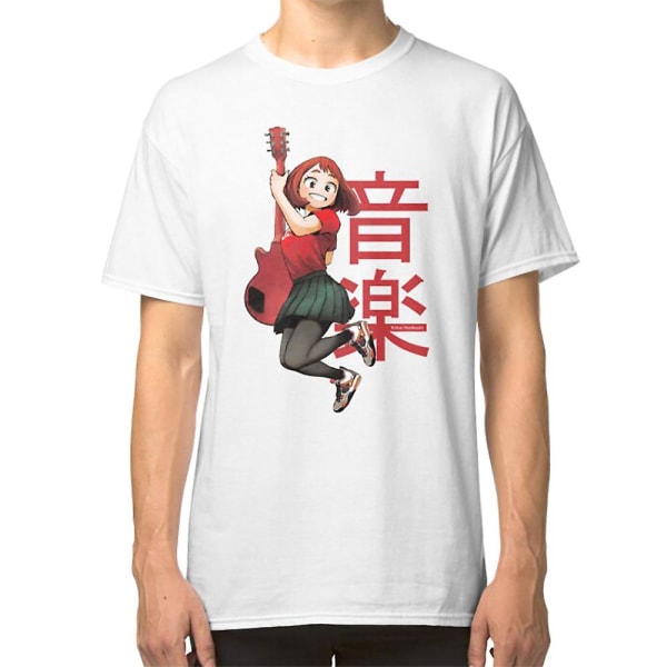 Ochako Uraraka Gitarrist Stor T-shirt XXXL