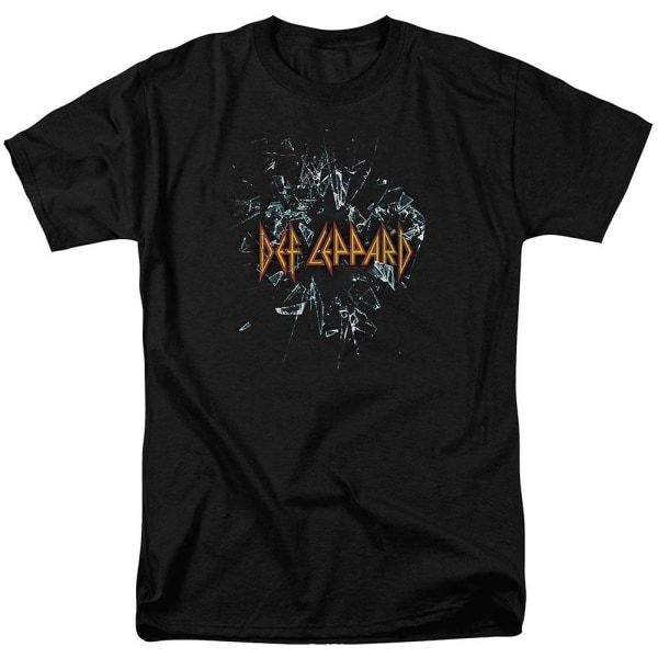 Def Leppard Broken Glass T-shirt til voksne XL