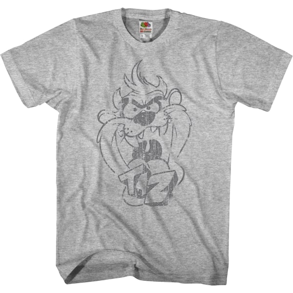 Taz Sketch Looney Tunes T-shirt XXXL