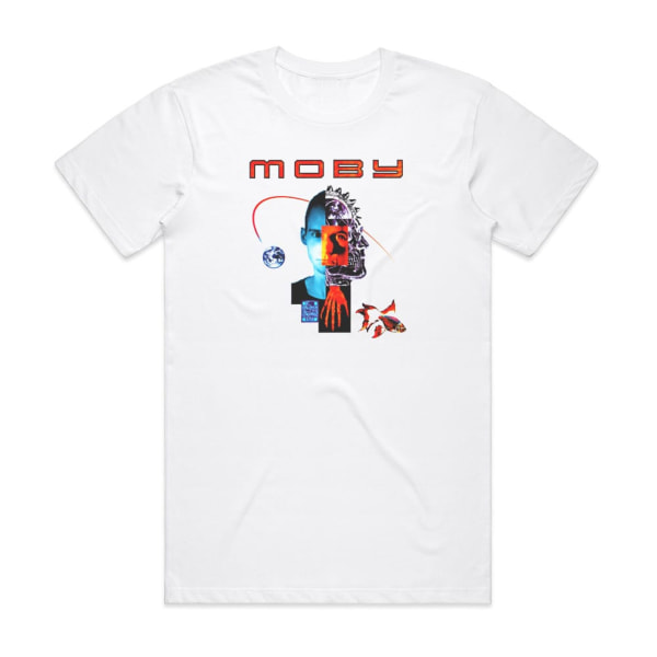 Moby Moby Album Cover T-skjorte Hvit XXXL