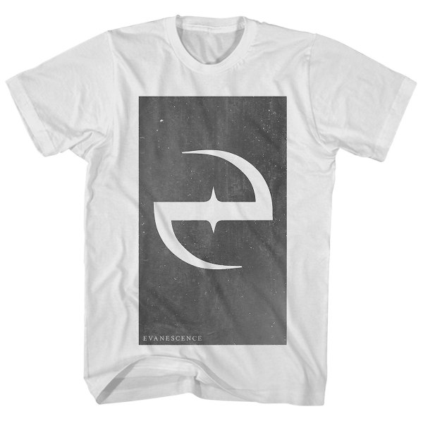 Evanescence T-tröja Blekt logotyp Evanescence-skjorta XXL