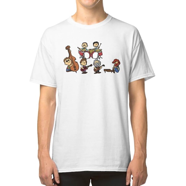 Peanuts möter Döden T-shirt XXL