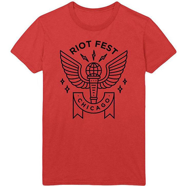 Riot Fest Mic T-skjorte S