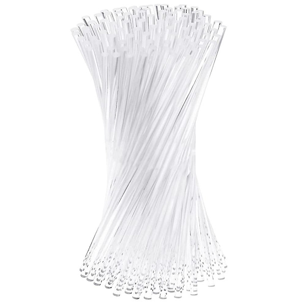 100 stk 4 tommers akryl-lollipop-pinner, klare gjenbrukbare akryl-pinner for lollipop-kake-pops