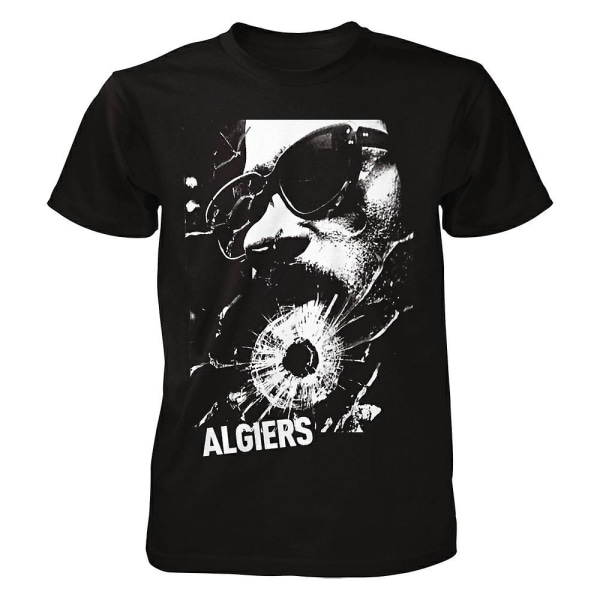 Algiers Shattered Glass Svart T-shirt XXXL