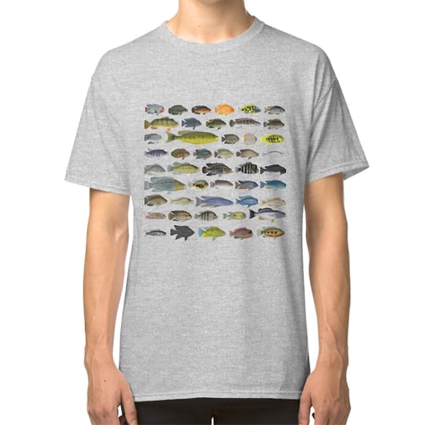 Cichlid Group T-shirt white L