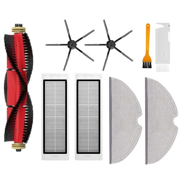Tilbehør til S5 Max S50 S55 S5 S6 S6 Maxv S6 Pure E4 E5 Robotstøvsuger - Hovedsidebørste, HEPA-filter, Mop C