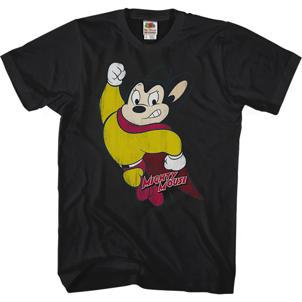 Heroisk Pose Mighty Mouse T-shirt S